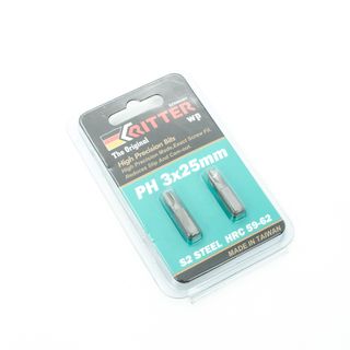Бита Ritter WP PH 3x25 мм магнитная (сталь S2) (2 шт. в блистерной упаковке)