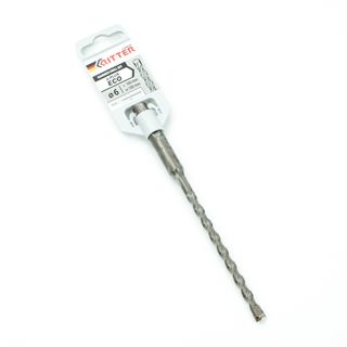 Бур SDS+ Ritter Eco 2-plus 6х100/160 (W-образная увеличенная твердосплав. напайка, спираль с доп. пазом для быстрого пылеотвода)