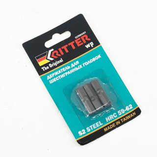 Держатель Ritter WP для шестигранных головок (1/4, 25 мм, S2) (3 шт. в блистере)