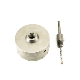 Коронка SDS+ Bohrer 120 мм по бетону твердосплавная ударная (в сборе с держателем)
