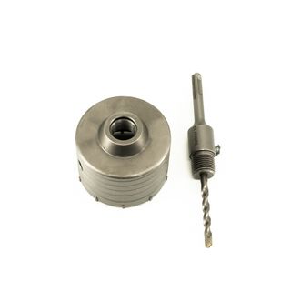 Коронка SDS+ Bohrer 85 мм по бетону твердосплавная ударная (в сборе)
