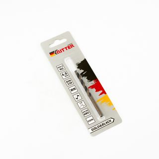Сверло по металлу Ritter EC 4,5 мм (HSS-G M2 Gold&Black) DIN 338 RN (1 шт в блистере)