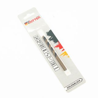 Сверло по металлу Ritter EC 6,5 мм (HSS-G M2 Gold&Black) DIN 338 RN (1 шт в блистере)