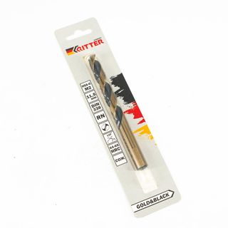 Сверло по металлу Ritter EC 11,5 мм (HSS-G M2 Gold&Black) DIN 338 RN (1 шт в блистере) (250/50/1)