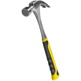 Молоток-гвоздодер STAYER "PROFESSIONAL" цельнометаллический, с двухкомп.ручкой, 560г, 2025-560