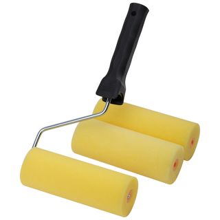 Валик поролоновый желтый 150 мм + 2 сменных ролика FIT IT 02793