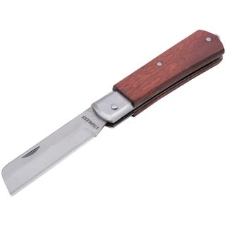 Нож электрика нержавеющий Профи, прямое лезвие FIT IT 10524