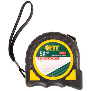 Рулетка прорезиненный корпус "Старт" 5 м x 19 мм FIT IT 17254