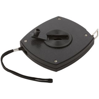 Рулетка, черный закрытый пластиковый корпус, стальная лента 30 м FIT IT 17730