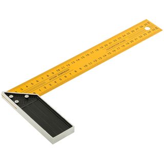 Угольник столярный желтый усиленный 300 мм FIT IT 19430