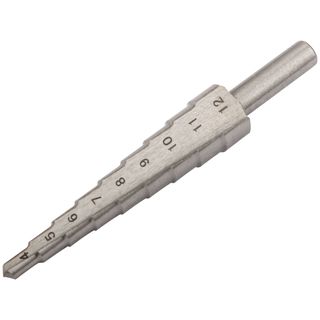 Сверло ступенчатое HSS ( Р6М5 ) по металлу, 9 ступеней, 4-12 мм FIT IT 36394