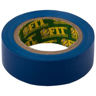 Изолента PVC 19 мм х 0,13 мм х 10 м ( синяя ) FIT IT 11007