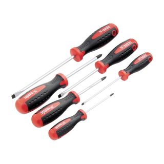 Набор отверток, сталь S2, двухкомпонентные рукоятки, 6 шт Matrix Professional 13303