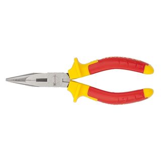 Длинногубцы прямые Insulated, 160 мм, двухкомпонентные рукоятки Matrix Professional 17101