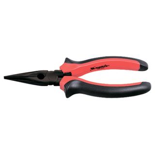 Длинногубцы прямые Black Nickel, 200 мм, двухкомпонентные рукоятки Matrix 17162