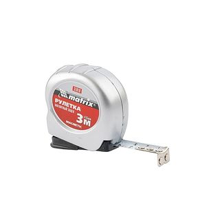 Рулетка Magnetic, 3 м х 16 мм, магнитный зацеп Matrix 31010