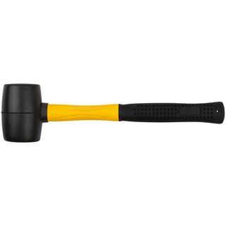 Киянка резиновая, фиберглассовая ручка 45 мм ( 230 гр ) FIT IT 45491
