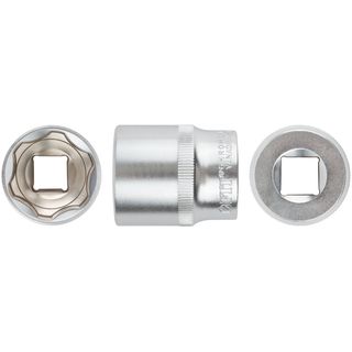 Головка 6-гранная CrV  1/2"  27 мм FIT IT 62057