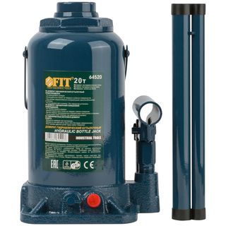 Домкрат гидравлический бутылочный 20 т FIT IT 64520