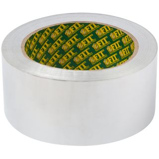 Лента алюминиевая клейкая, 50 мм х 25 м FIT IT 11672