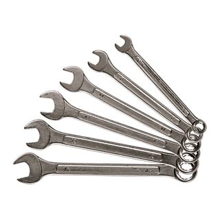 Набор ключей комбинированных, 6-17 мм, хромированные, 6 шт, Sparta 154305