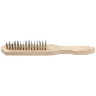 Корщетка с деревянной ручкой 4-х рядная FIT IT 38404