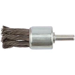 Корщетка-венчик, со штифтом, витая стальная проволока 28 мм FIT IT 38600