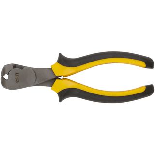 Кусачки торцевые "Стайл", мягкие прорезиненные черно-желтые ручки, молибденовое покрытие 160 мм FIT IT 51835