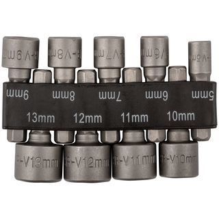 Набор усиленных головок CrV 9 шт. (5-13 мм) FIT IT 57915