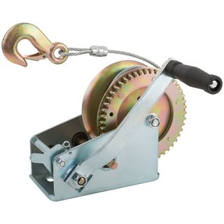Лебедка шестеренчатая, трос 9,5 м х 5 мм, 1000 кг FIT IT 64652