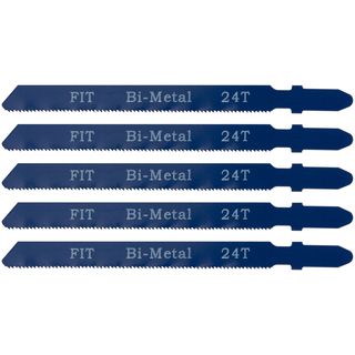 Полотна для э/лобзика по металлу Профи, европ.хвостовик, Bi-metal, 5 шт., 24 TPI FIT IT 41120