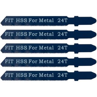 Полотна для э/лобзика по металлу Профи, европ.хвостовик, HSS, 50 мм, 5 шт., 24 TPI FIT IT 41124