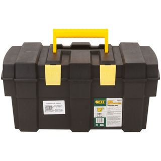 Ящик для инструмента пластиковый (квадратичный) 17'' (43 х 23 х 20 см) FIT РОС 65517