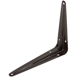 Уголок-кронштейн коричневый 125х150 мм (0,7 мм) FIT DIY 66023