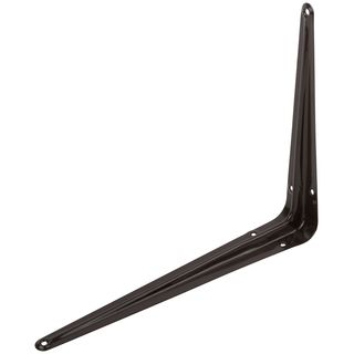 Уголок-кронштейн коричневый 200х250 мм (0,8 мм) FIT DIY 66053