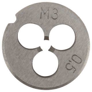 Плашка метрическая, легированная сталь  М3х0,5 мм FIT IT 70820