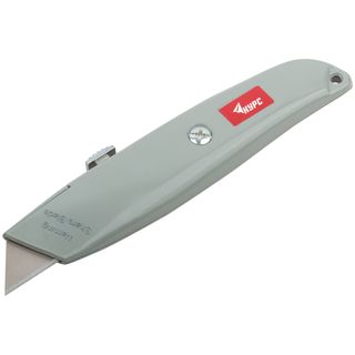 Нож для напольных покрытий серый, металлический корпус КУРС 10336