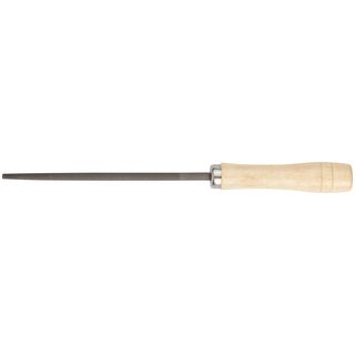 Напильник, деревянная ручка, круглый 150 мм КУРС 42503