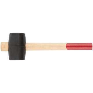 Киянка резиновая, деревянная ручка 45 мм ( 230 гр ) КУРС 45345