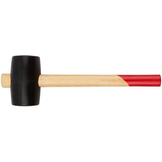 Киянка резиновая, деревянная ручка 50 мм ( 300 гр ) КУРС 45350