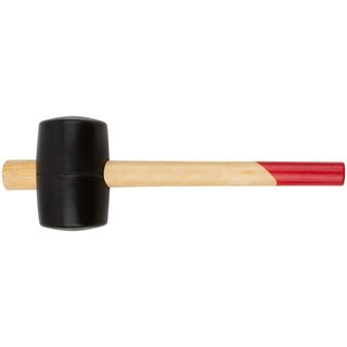 Киянка резиновая, деревянная ручка 65 мм ( 600 гр ) КУРС 45365