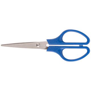 Ножницы бытовые нержавеющие, пластиковые ручки, толщина лезвия 1,4 мм, 170 мм КУРС 67326