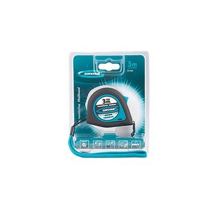 Рулетка Ergonomisch, 3 м x 16 мм, магнитный обрезиненный зацеп Gross 31101