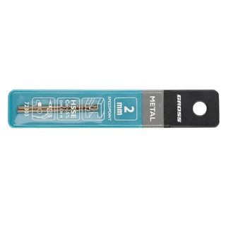 Сверло спиральное по металлу, 2 мм, HSS-Co, 2 шт Gross 72303