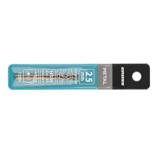 Сверло спиральное по металлу, 2,5 мм, HSS-Co, 2 шт Gross 72304