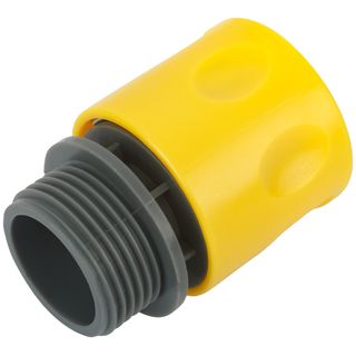 Соединитель пластиковый, внешняя резьба 3/4" КУРС 76425