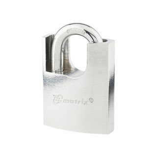 Замок навесной, защищенная дужка 50 мм Matrix 91804