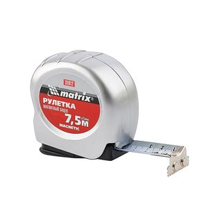 Рулетка Magnetic, 7,5 м х 25 мм, магнитный зацеп Matrix 31012