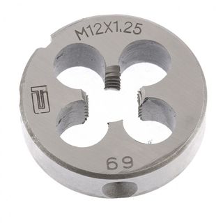 Плашка М12 х 1,25 мм Сибртех 77030