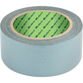 Лента клейкая армированная, 48 мм x 40 м, серебро Сибртех 88816
